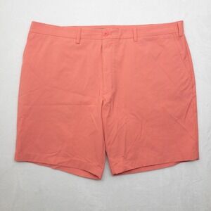 Vineyard Vines On the Go Shorts Mens 46 Salmon Pink Chino Cotton